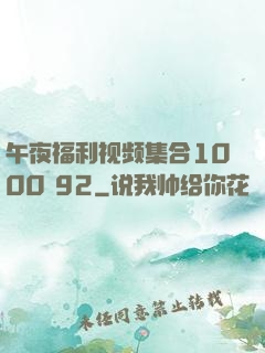 午夜福利视频集合1000 92